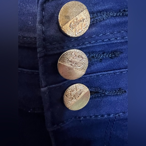 Sexy LuLu Premium Colombian High Rise Skinny Jeans Blue Size 11/12 - Picture 4 of 8